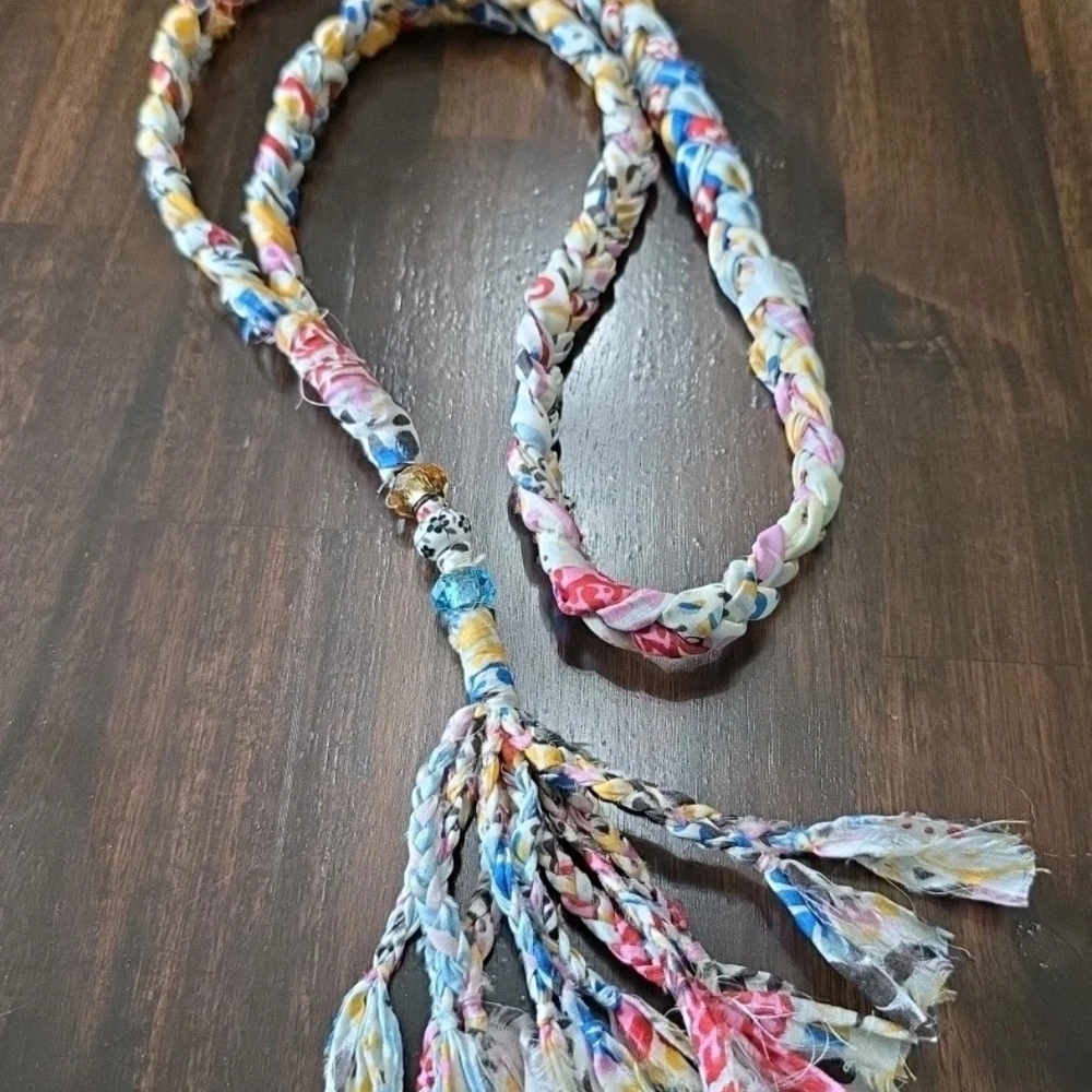 Johnny Was Red and Blue Necklace